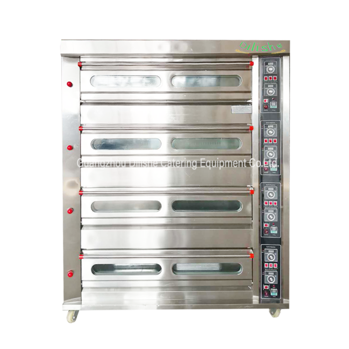 Hot Sale Factory Cake Baking Equipment 4 Deck 16 Tray Bread Making Oven with Wholesale Price