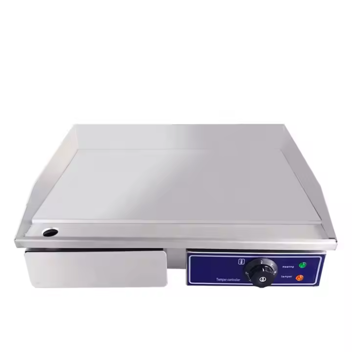 Cooking Equipment Fast Heating Press Button Control Pancake Commercial Induction Grill Griddle Plate - Image 2