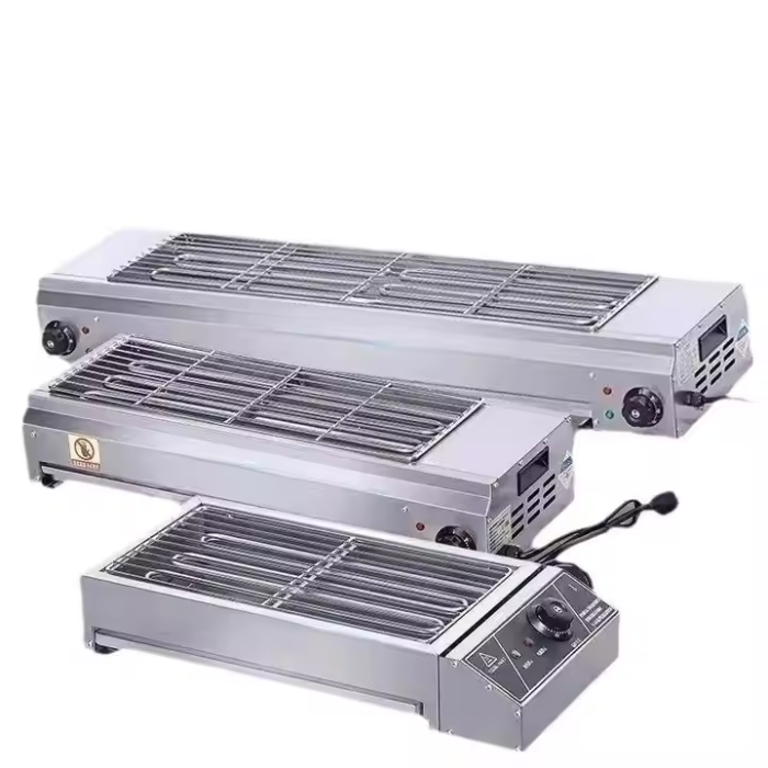 Outdoor Garden Stainless Steel Grill Multifunction Barbecue Bbq Steak Smokeless Electric Grill - Image 2