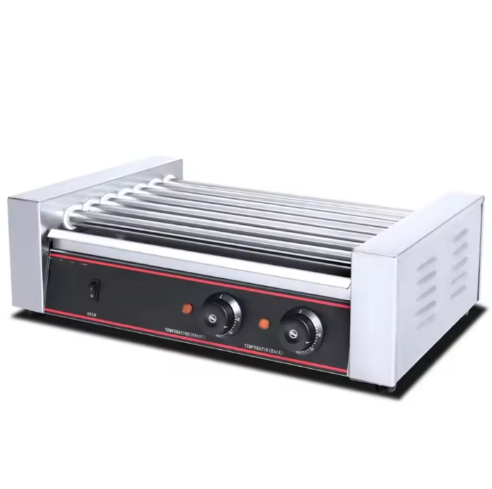 Hot Sale Commercial Electric 7 Roller Hot Dog Grill Snacks Machine Price for Sale From China