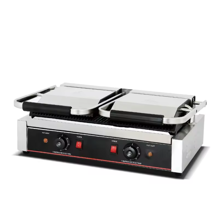 Commercial High Quality Contact Panini Sandwich Grill Machine for Sale - Image 5