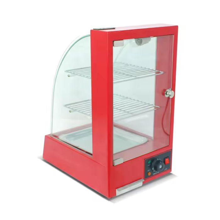 Hot Sale Food Catering Equipment Restaurant Kfc Hamburger Heating Curved Display Warmer Chips Hot Showcase - Image 3