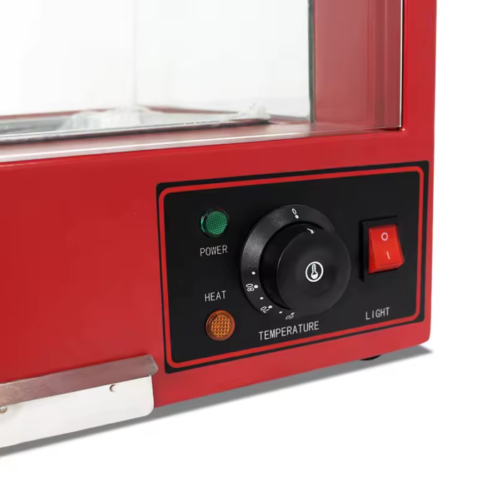 Hot Sale Food Catering Equipment Restaurant Kfc Hamburger Heating Curved Display Warmer Chips Hot Showcase - Image 4
