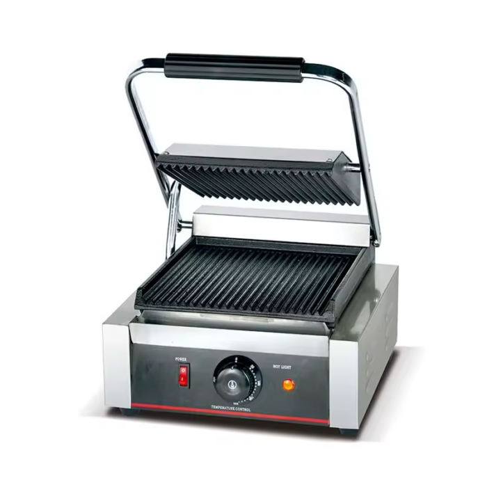 High Quality Panini Contact Grill Non-Stick Coating BBQ Grill Electric Contact Grill - Image 3