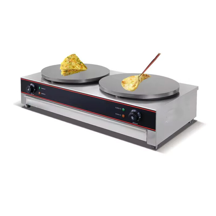 Professional Hot Sale Industrial Crepe Maker Pancake Machine Electric Crepe Maker Easy Operation Popular Snack Machines